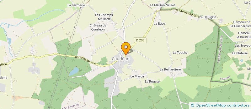 localisation de l'entreprise MONSIEUR CLAUDE CHEVET  NOYANT-VILLAGES