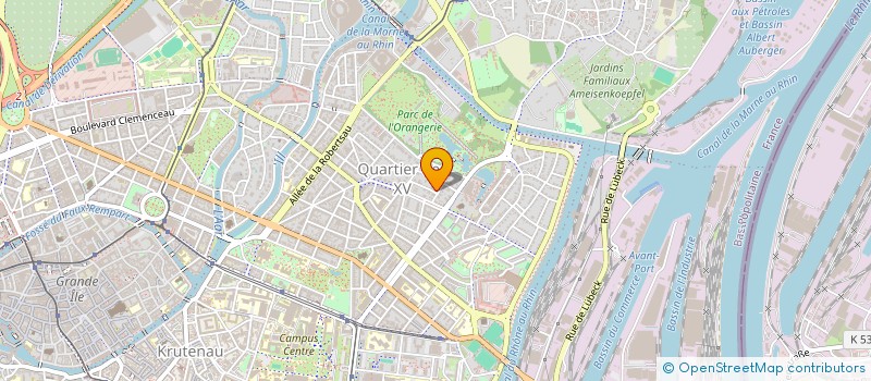 localisation de l'entreprise MONSIEUR CLAUDE CHEVIRON à STRASBOURG