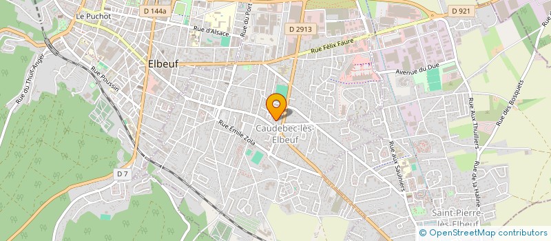 localisation de l'entreprise MONSIEUR CLAUDE CHEVRIER  CAUDEBEC-LES-ELBEUF