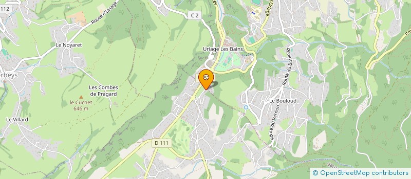 localisation de l'entreprise MONSIEUR CLAUDE CHEVRIER  VAULNAVEYS-LE-HAUT