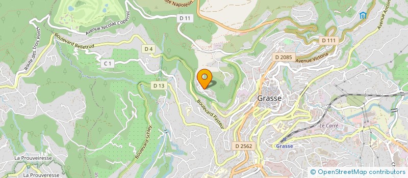 localisation de l'entreprise MONSIEUR CLAUDE CHIRADE à GRASSE