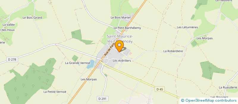 localisation de l'entreprise MONSIEUR CLAUDE CHOPIN à CHARENCEY