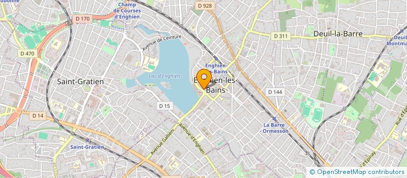 localisation de l'entreprise MONSIEUR CLAUDE CHOUCROUN  DEUIL-LA-BARRE