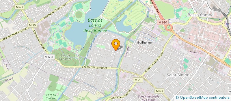 localisation de l'entreprise MONSIEUR CLAUDE CHRISMENT  TOURNEFEUILLE