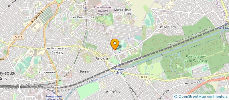 localisation de l'entreprise MONSIEUR CLAUDE CHRISTIAN AUGUSTE à SEVRAN