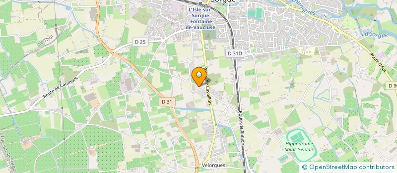 localisation de l'entreprise MONSIEUR CLAUDE CIARONI  L'ISLE-SUR-LA-SORGUE