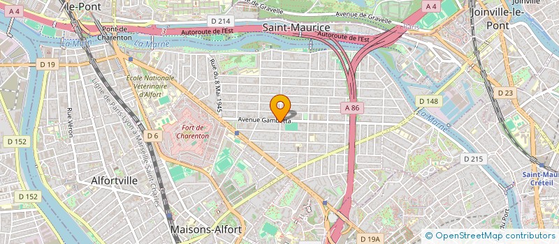 localisation de l'entreprise MONSIEUR CLAUDE CIROU à MAISONS ALFORT