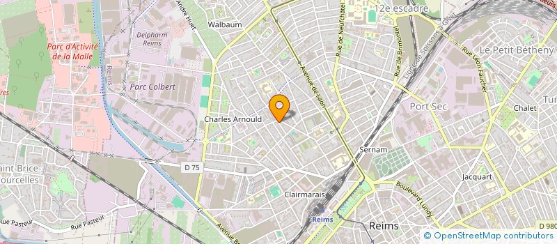 localisation de l'entreprise MONSIEUR CLAUDE CLAUDE à REIMS