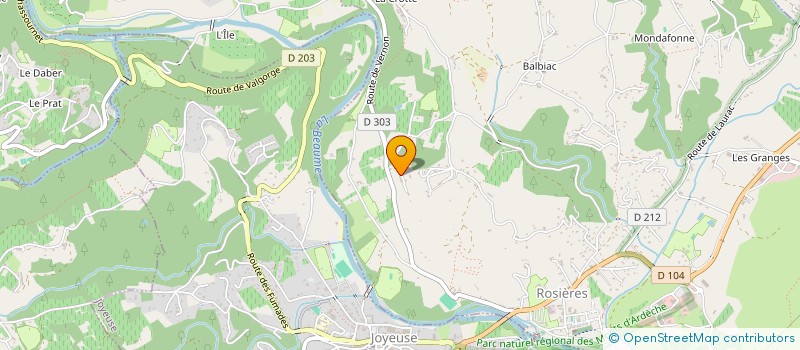 localisation de l'entreprise MONSIEUR CLAUDE CLENET  ROSIERES