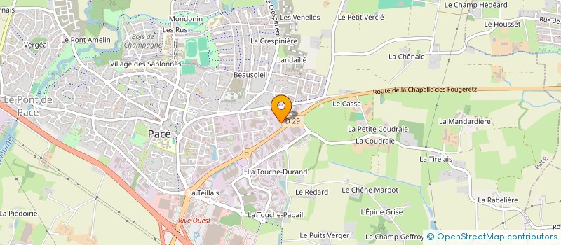 localisation de l'entreprise MONSIEUR CLAUDE COCHET  PACE