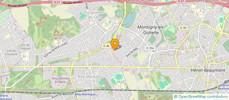 localisation de l'entreprise MONSIEUR CLAUDE CODAN  MONTIGNY-EN-GOHELLE