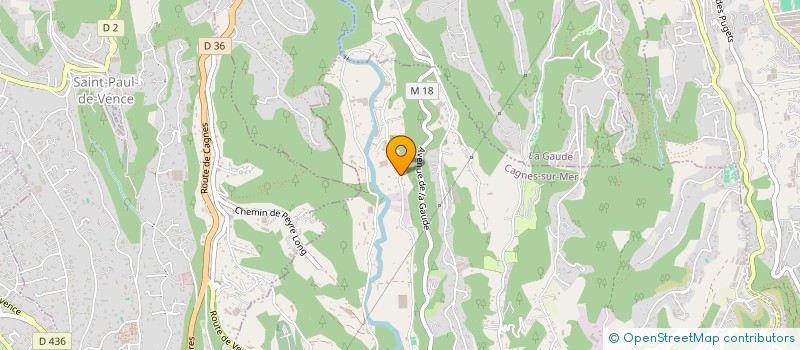 localisation de l'entreprise MONSIEUR CLAUDE COGNET  CAGNES-SUR-MER