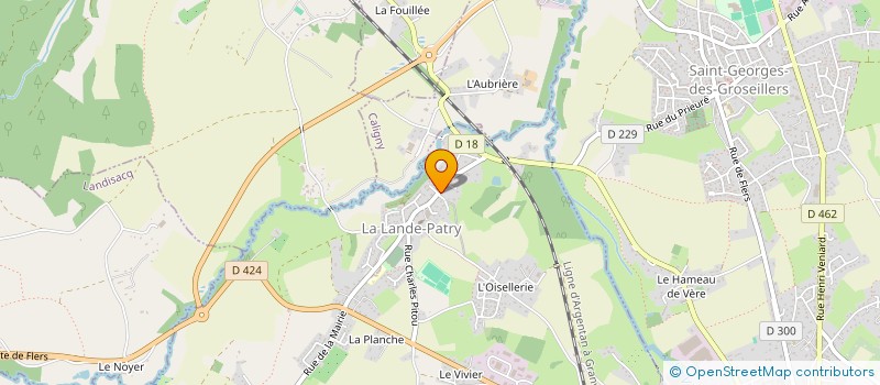 localisation de l'entreprise MONSIEUR CLAUDE COLASSE à LA LANDE-PATRY
