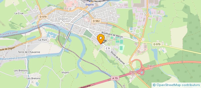 localisation de l'entreprise MONSIEUR CLAUDE COLIN à DIGOIN