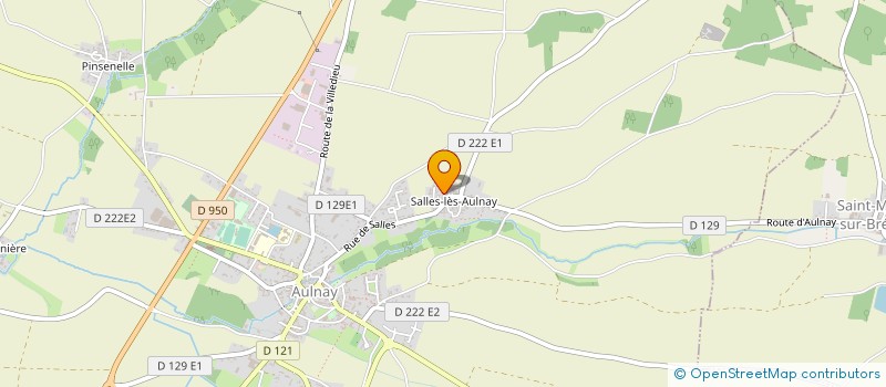 localisation de l'entreprise MONSIEUR CLAUDE COLLARDEAU  AULNAY