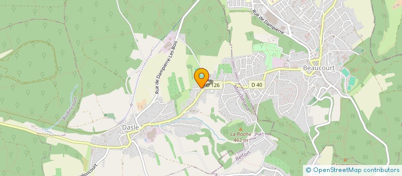 localisation de l'entreprise MONSIEUR CLAUDE COMASTRI  DASLE