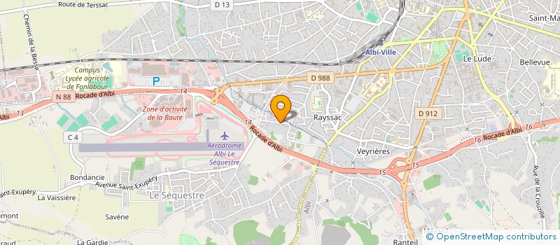 localisation de l'entreprise MONSIEUR CLAUDE COMBES  LE SEQUESTRE