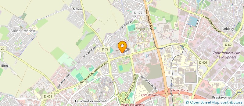 localisation de l'entreprise MONSIEUR CLAUDE COMPAGNON à CAEN