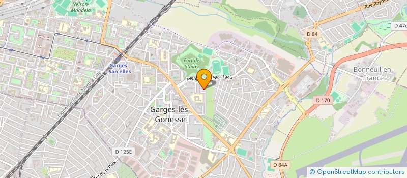 localisation de l'entreprise MONSIEUR CLAUDE COMPERE  GARGES-LES-GONESSE