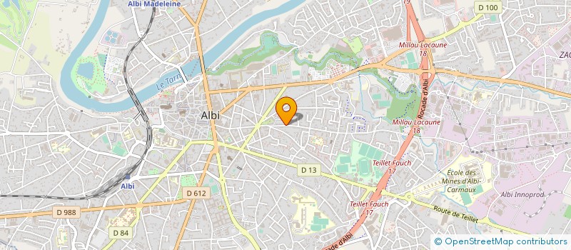 localisation de l'entreprise MONSIEUR CLAUDE CONDORET à ALBI