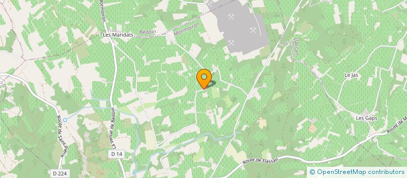 localisation de l'entreprise MONSIEUR CLAUDE CONSTANT  MORMOIRON