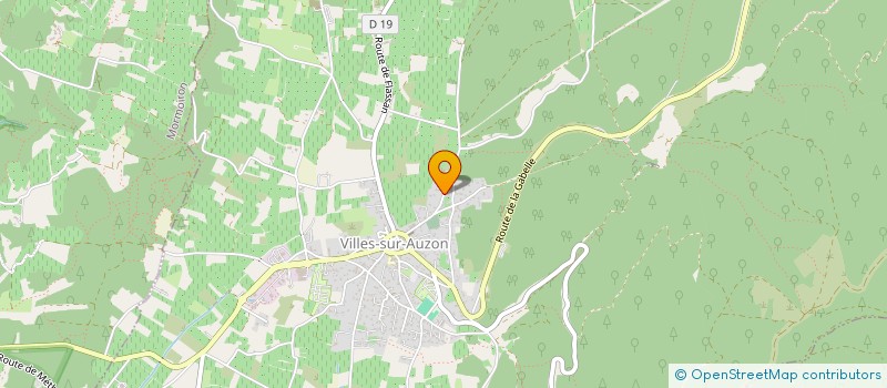 localisation de l'entreprise MONSIEUR CLAUDE CONSTANTIN  VILLES-SUR-AUZON