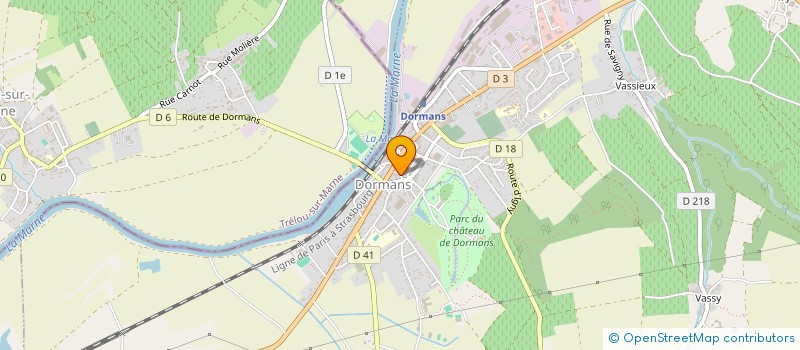 localisation de l'entreprise MONSIEUR CLAUDE CONVERT  DORMANS