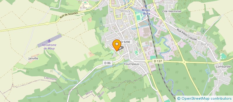 localisation de l'entreprise MONSIEUR CLAUDE COQUELIN  MOUY