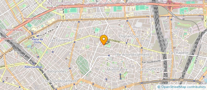 localisation de l'entreprise MONSIEUR CLAUDE CORBEAU  PARIS