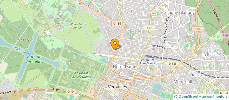 localisation de l'entreprise MONSIEUR CLAUDE CORCOS à VERSAILLES