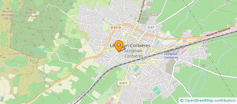 localisation de l'entreprise MONSIEUR CLAUDE COSTE  LEZIGNAN-CORBIERES