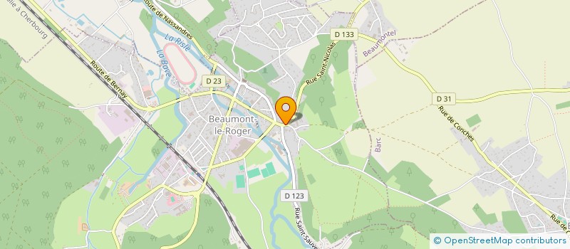 localisation de l'entreprise MONSIEUR CLAUDE COTE  BEAUMONT-LE-ROGER