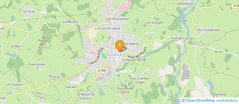localisation de l'entreprise MONSIEUR CLAUDE COTTE à AUZANCES