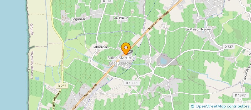 localisation de l'entreprise MONSIEUR CLAUDE COUDRET  SAINT-MARTIN-LACAUSSADE