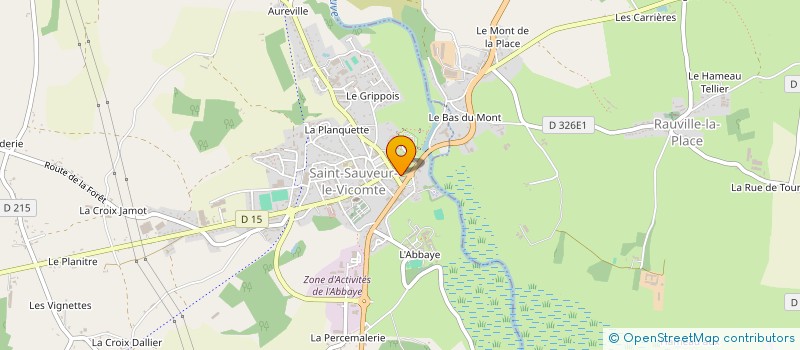 localisation de l'entreprise MONSIEUR CLAUDE COULON  SAINT-SAUVEUR-LE-VICOMTE