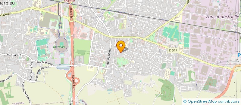 localisation de l'entreprise MONSIEUR CLAUDE COURTOIS  MEYZIEU