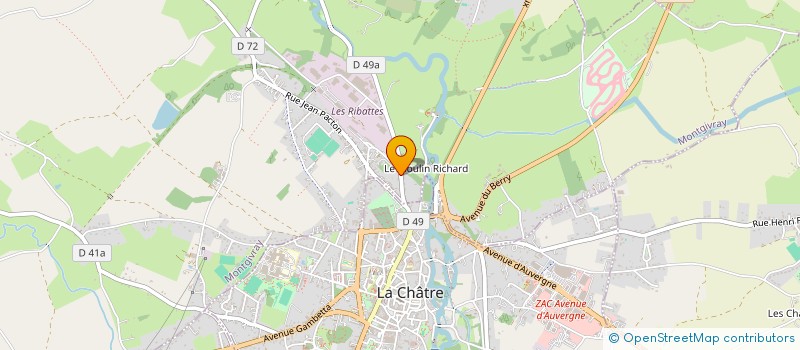 localisation de l'entreprise MONSIEUR CLAUDE COURTOIS à MONTGIVRAY