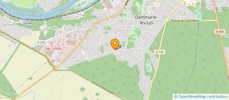 localisation de l'entreprise MONSIEUR CLAUDE COURTY à DAMMARIE-LES-LYS