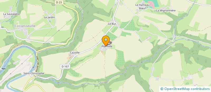 localisation de l'entreprise MONSIEUR CLAUDE COURVALLET  PIERREFITTE-EN-CINGLAIS