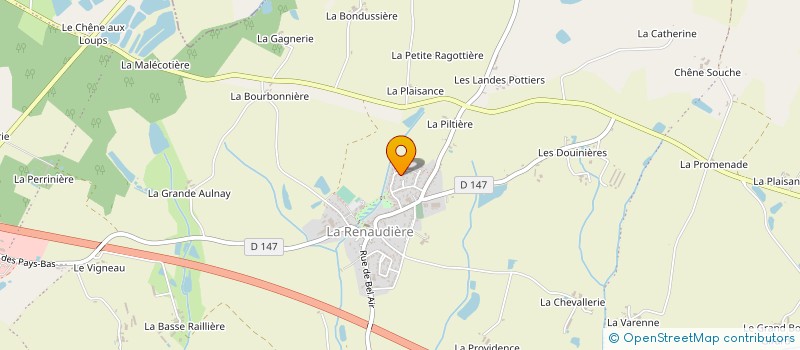 localisation de l'entreprise MONSIEUR CLAUDE COUSSEAU à SEVREMOINE