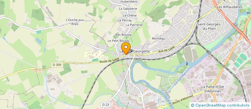 localisation de l'entreprise MONSIEUR CLAUDE COUTEAU à ALLONNES