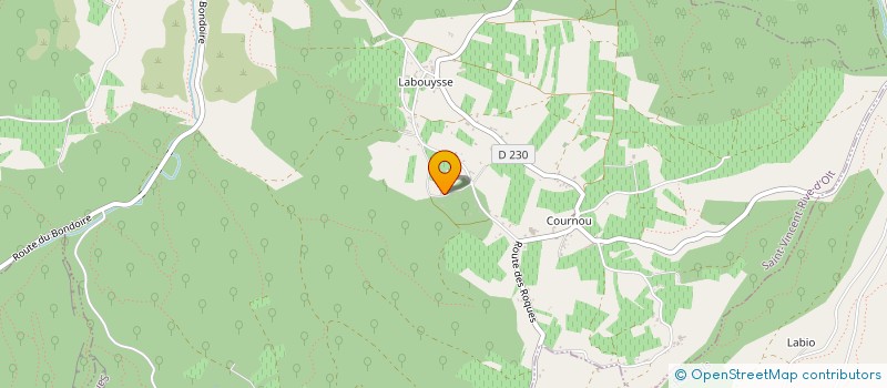 localisation de l'entreprise MONSIEUR CLAUDE COUTURE à ALBAS