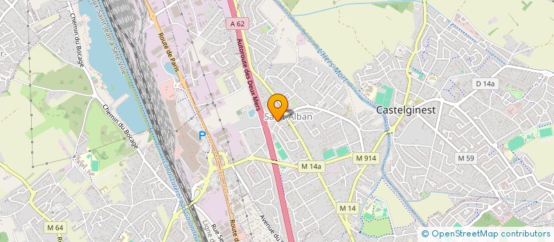 localisation de l'entreprise MONSIEUR CLAUDE COUTURIER  SAINT-ALBAN