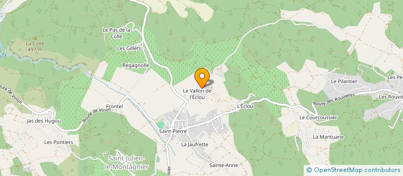 localisation de l'entreprise MONSIEUR CLAUDE COUTURON à SAINT-JULIEN