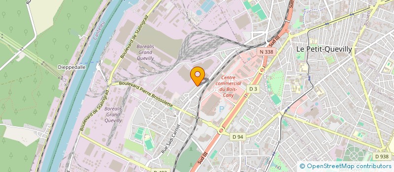 localisation de l'entreprise MONSIEUR CLAUDE COVILLE  LE GRAND-QUEVILLY