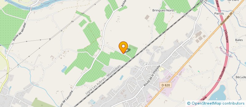 localisation de l'entreprise MONSIEUR CLAUDE CRAISSAC  MONTAUBAN