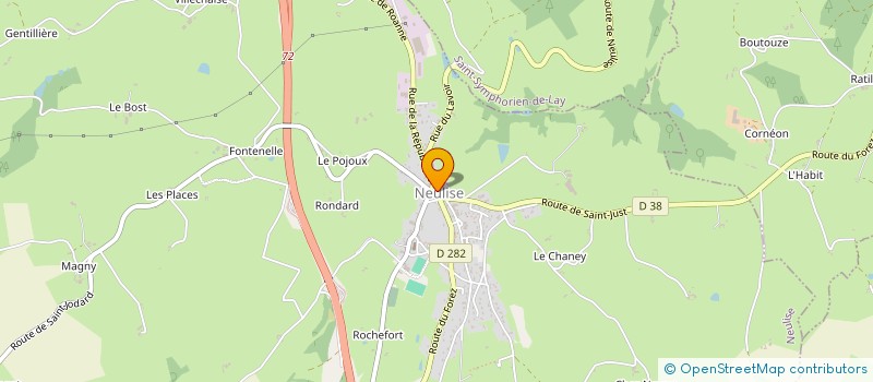 localisation de l'entreprise MONSIEUR CLAUDE CRETOLLIER  NEULISE