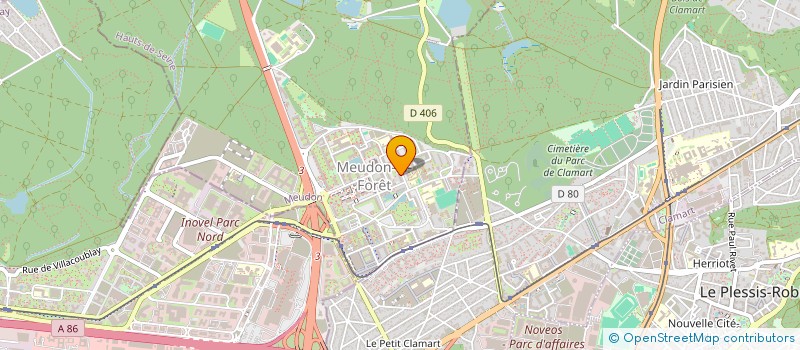 localisation de l'entreprise MONSIEUR CLAUDE CRISTOFOLI à MEUDON