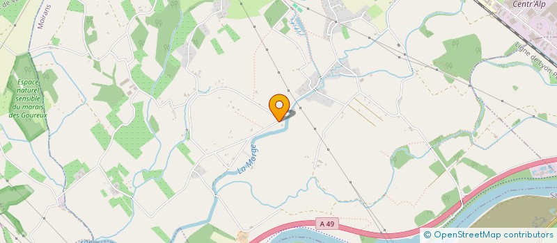 localisation de l'entreprise MONSIEUR CLAUDE CUCCHETTO  MOIRANS