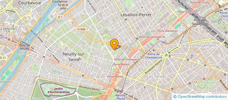 localisation de l'entreprise MONSIEUR CLAUDE CUVELIER à NEUILLY-SUR-SEINE